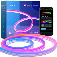 【半額OFF・スーパーSALE限定】【2年保証】Lepro N1 AI LED ネオン ロープライト 【3m/6m】ネオンサイン…