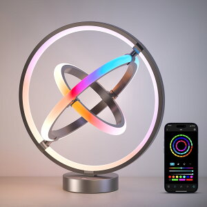 【800円クーポン配布中】Lepro TB1 AI テーブルランプ テーブルライト led AI照明デザイナー スマートライトナイトライトベッドサイドランプ【RGB Alexa/1600万色/音声対応/音楽同期/BlueTooth&WiFi】デ