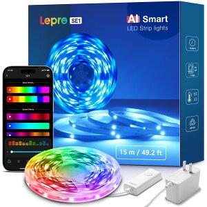 y2Nۏ؁zLepro SE1 AI lede[vCg u20m vAIƖƖʃfUC X}[g Alexa/Google HomeΉ WIFI/BlueToothRg[ AhTu ɔ ylede[vRGB F h Q 