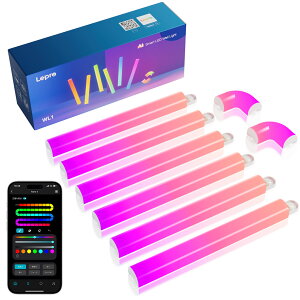 Lepro AI o[Cg WL1 AI Cgo[ AIƖ X}[gLED tJ[ Q[~O f ǏƖ AǏ  ǃCg Wi-Fi Bluetooth  FԐڏƖ DIY AlexaΉ Echo Google Home Q[