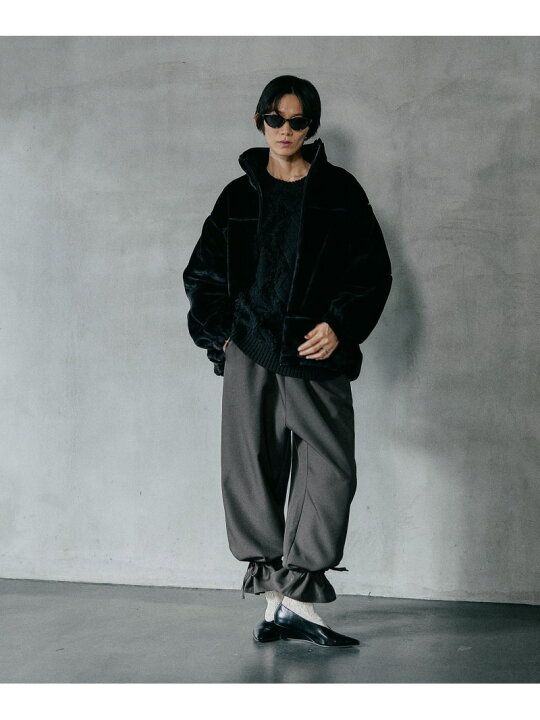 楽天市場】【SALE／30%OFF】ドロストマイクロファーブルゾン LEPSIM 