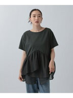【SALE／30%OFF】ドッキングペプラムチュニック LEPSIM レプシィム トップス その他のトップス ホワイト …