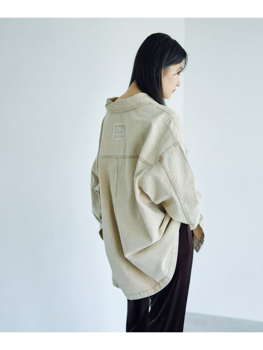 楽天市場】【SALE／20%OFF】フリンジパッチ/BIGデニムシャツ LEPSIM 