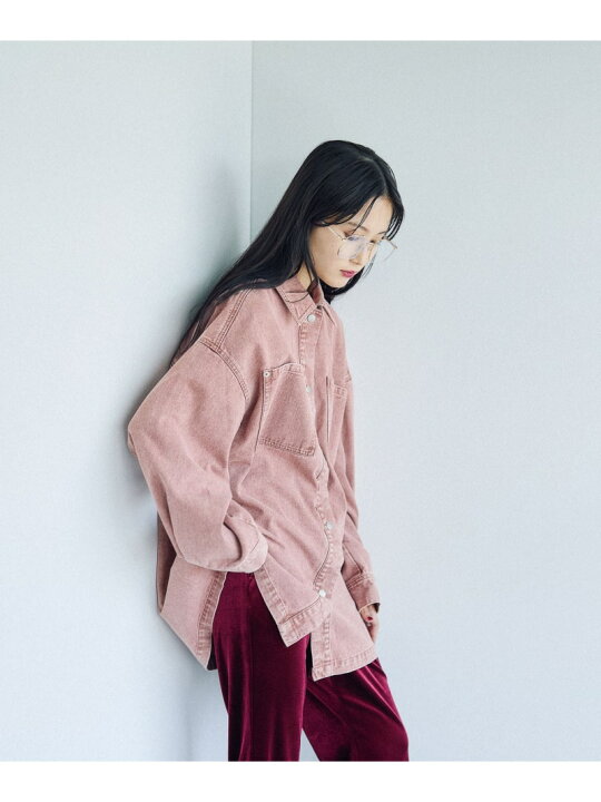 楽天市場】【SALE／20%OFF】フリンジパッチ/BIGデニムシャツ LEPSIM 