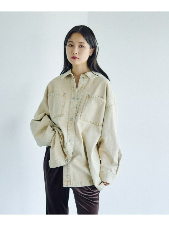 楽天市場】【SALE／20%OFF】フリンジパッチ/BIGデニムシャツ LEPSIM 
