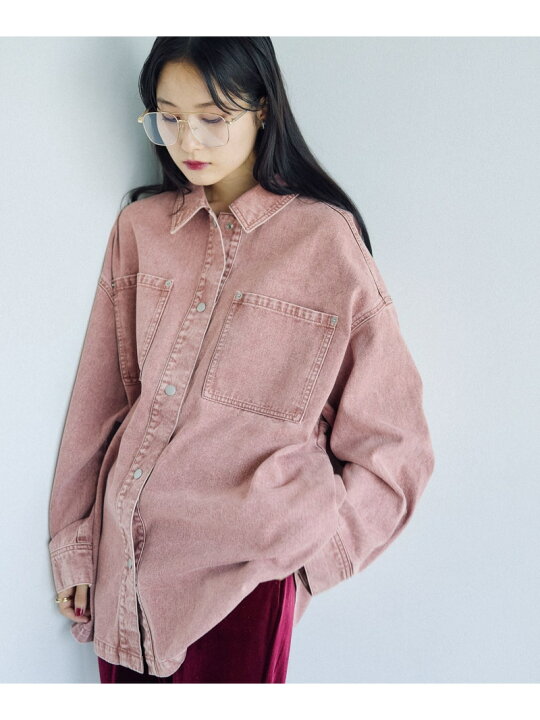 楽天市場】【SALE／20%OFF】フリンジパッチ/BIGデニムシャツ LEPSIM 