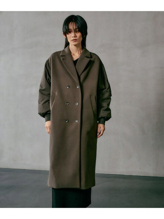 楽天市場】【SALE／30%OFF】ドッキングロングコート LEPSIM レプシィム 