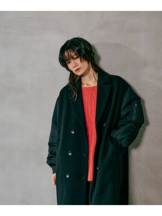 楽天市場】【SALE／30%OFF】ドッキングロングコート LEPSIM レプシィム 