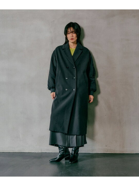楽天市場】【SALE／30%OFF】ドッキングロングコート LEPSIM レプシィム 