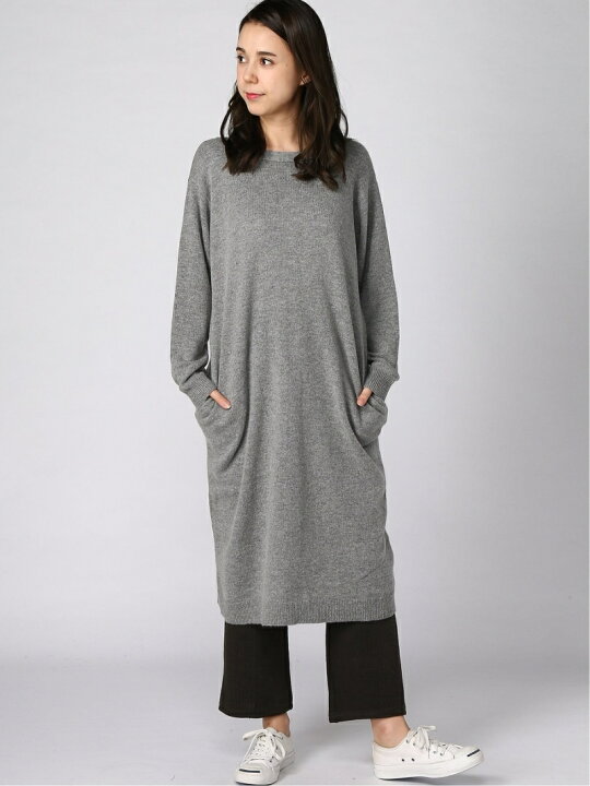 楽天市場 Sale 80 Off B 7gラムウール2wayop Lepsim レプシィム ワンピース ニットワンピース グレー ブラウン Rba E Rakuten Fashion Lepsim レプシィム