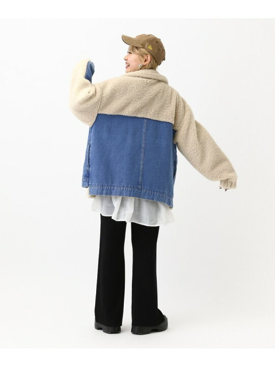 楽天市場】【SALE／30%OFF】デニムボアドッキングジャケット LEPSIM 