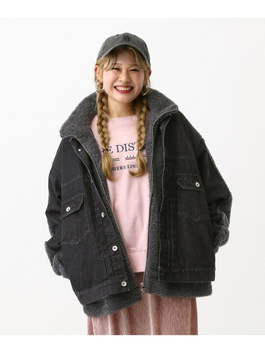 楽天市場】【SALE／30%OFF】デニムボアドッキングジャケット LEPSIM 