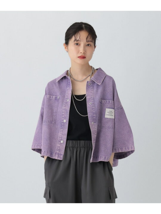 楽天市場】【SALE／30%OFF】BIGデニムショート5分袖シャツ LEPSIM 