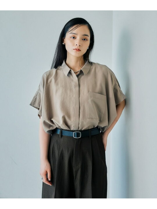 今季新品✳︎完売❤️LEPSIM 裾レース❤️ポンチョ5部袖ブラウス 