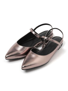 �ySALE�^50%OFF�z�|�C���e�b�h�t���b�g�~���[�� LEPSIM ���v�V�B�� �V���[�Y�E�C �T���_�� �u���b�N�yRBA_E�z[Rakuten Fashion]