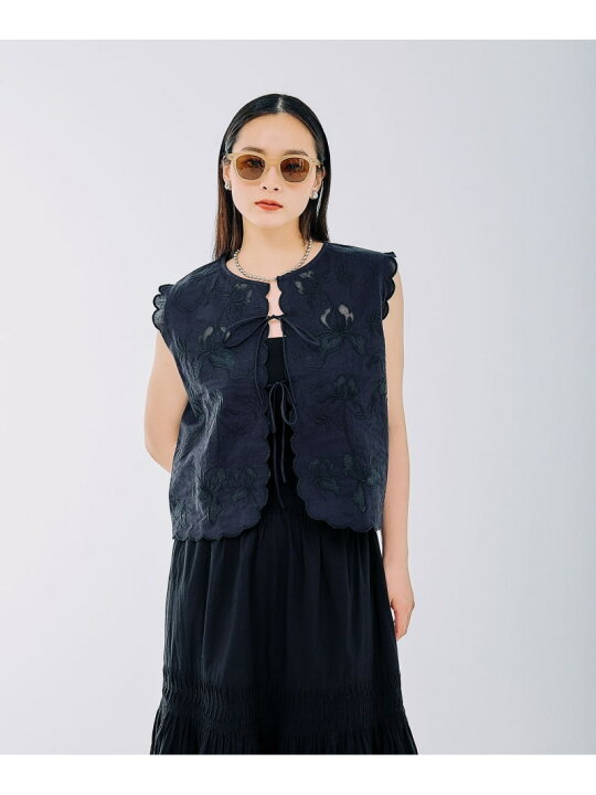 楽天市場】刺繍ベスト LEPSIM レプシィム ジャケット・アウター その他 