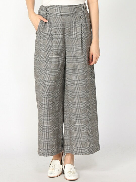 楽天市場 Sale 66 Off ツイルチェックワイドp Lepsim レプシィム パンツ ジーンズ ワイド バギーパンツ グレー ブラウン ネイビー ブラック Rba E Rakuten Fashion Lepsim レプシィム