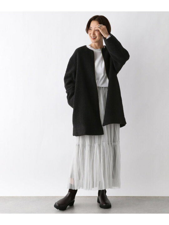 楽天市場】【SALE／30%OFF】ライトボアミドルコート【カラー予約 