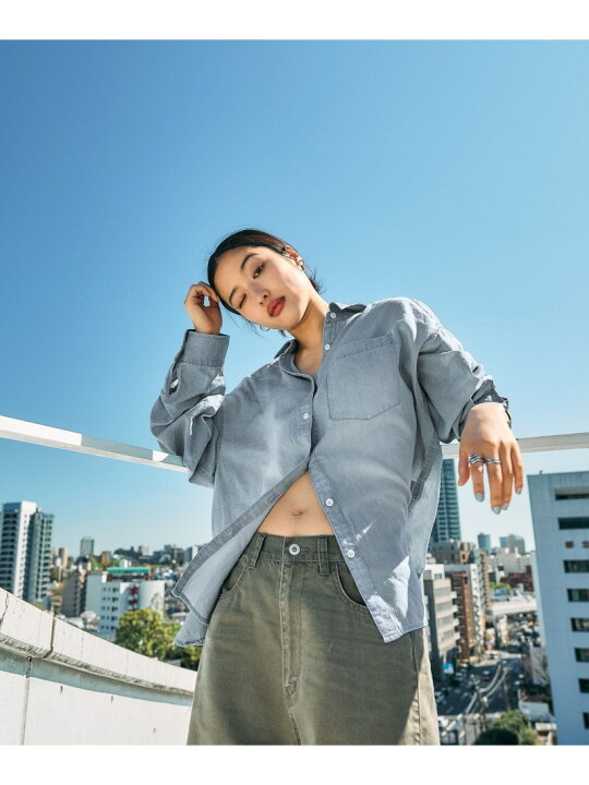 楽天市場】【SALE／30%OFF】AIRデニム長袖シャツ LEPSIM レプシィム 