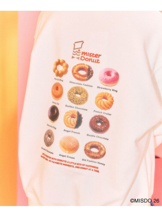 楽天市場】【SALE／60%OFF】【Mister Donut】フォトクルースウェット 