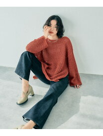 【SALE／50%OFF】5ゲージテープヤーンチュニック LEPSIM レプシィム トップス ニット ブルー ベージュ ブラック ブラウン【RBA_E】[Rakuten Fashion]
