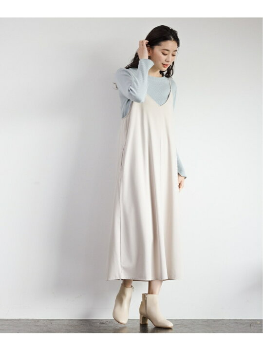 楽天市場 Sale 48 Off ロングvキャミop Lepsim レプシィム ワンピース キャミワンピース ベージュ ブラック ブラウン Rba E Rakuten Fashion Lepsim レプシィム