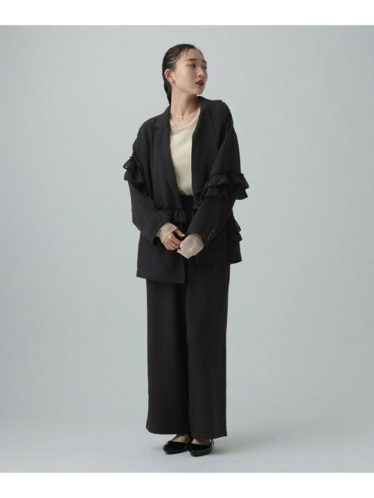 楽天市場】【SALE／30%OFF】《リネンライクドライシリーズ》フリルW 