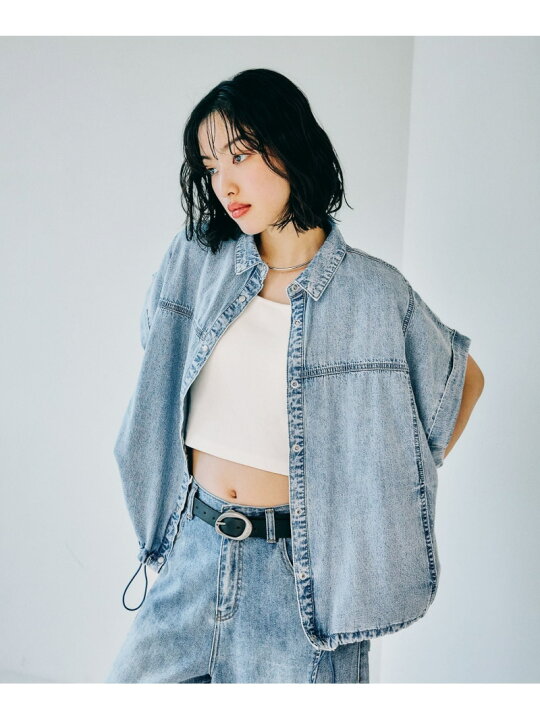 楽天市場】【SALE／60%OFF】デニムシャツベスト LEPSIM レプシィム 