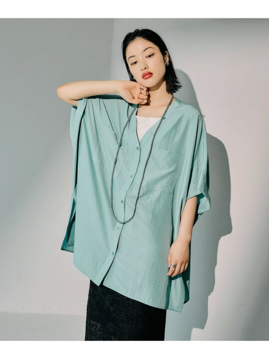 楽天市場】【SALE／20%OFF】VネックBIGシャツチュニックSS2 LEPSIM 