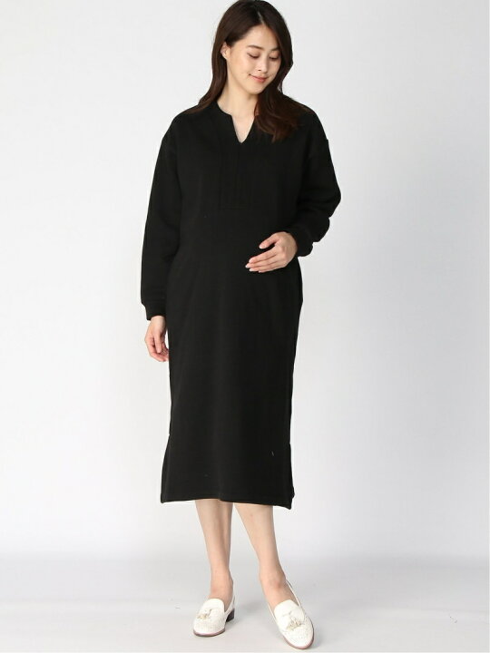 楽天市場 Rakuten Fashion Sale Off マタニティ ウラケカフタンzipワンピース Lepsim レプシィム マタニティー ベビー マタニティウェア ベージュ ブラック Rba E 送料無料 Lepsim レプシィム