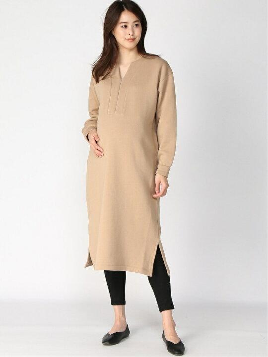 楽天市場 Rakuten Fashion Sale Off マタニティ ウラケカフタンzipワンピース Lepsim レプシィム マタニティー ベビー マタニティウェア ベージュ ブラック Rba E 送料無料 Lepsim レプシィム
