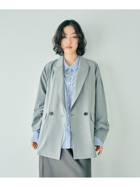 楽天市場】【SALE／30%OFF】TRルーズWブレストジャケット LEPSIM 
