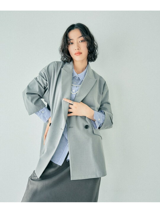 楽天市場】【SALE／30%OFF】TRルーズWブレストジャケット LEPSIM 