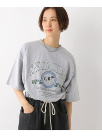 動物プリントBIG-T【新色予約】 LEPSIM レプシィム トップス カットソー・Tシャツ グレー ホワイト【先行予約】*【送料無料】[Rakuten Fashion]