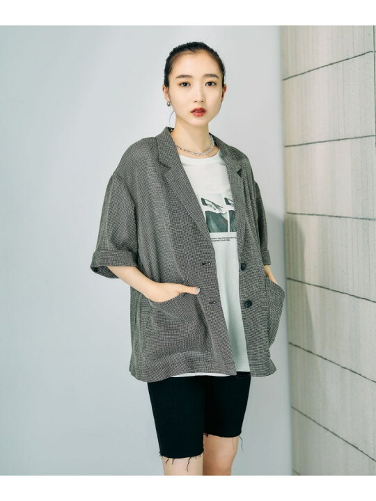 楽天市場】【SALE／30%OFF】カラミ織り5分袖ジャケット LEPSIM 