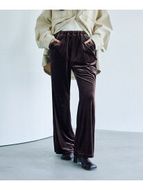 イージーベロアパンツ LEPSIM レプシィム パンツ その他のパンツ ブラック ブラウン ワインレッド ホワイト グリーン【先行予約】*【送料無料】[Rakuten Fashion]
