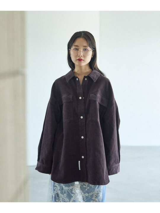 楽天市場】【SALE／50%OFF】コーデュロイBIGシャツ LEPSIM レプシィム 