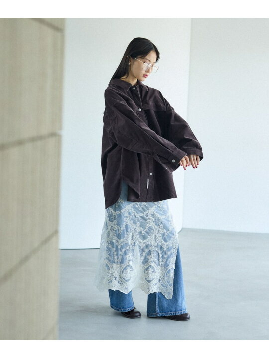 楽天市場】【SALE／50%OFF】コーデュロイBIGシャツ LEPSIM レプシィム 