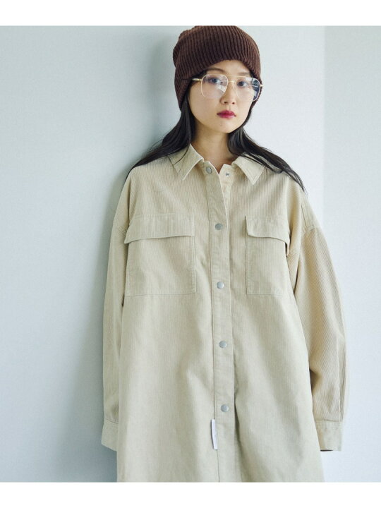 楽天市場】【SALE／50%OFF】コーデュロイBIGシャツ LEPSIM レプシィム 