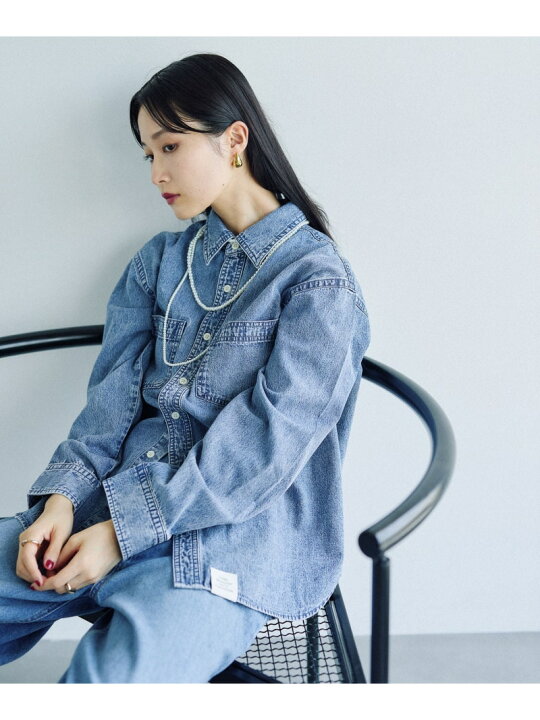 楽天市場】【SALE／50%OFF】デニムシャツ LEPSIM レプシィム トップス 