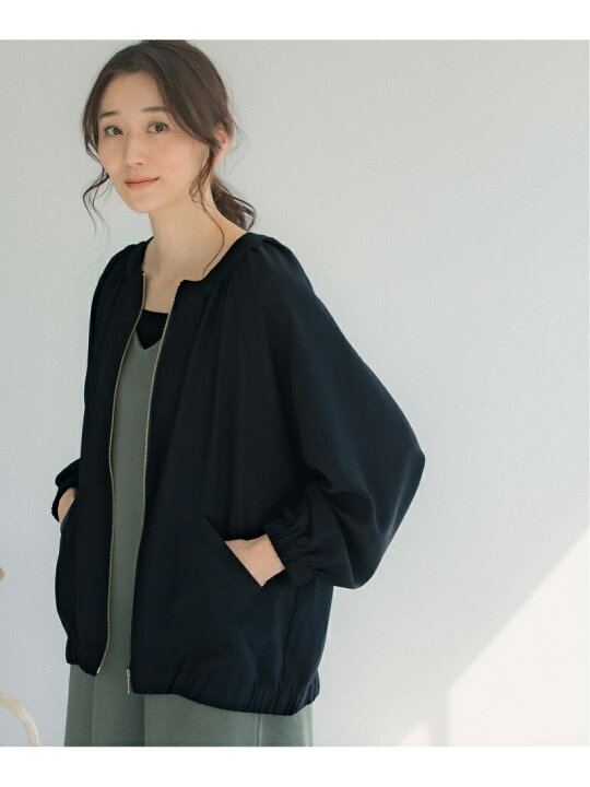 楽天市場】【SALE／35%OFF】UVギャザーネックブルゾン LEPSIM 