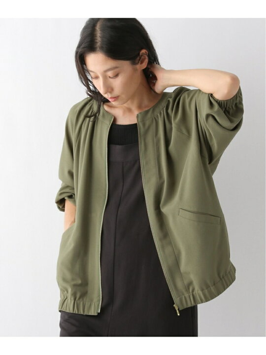 楽天市場】【SALE／35%OFF】UVギャザーネックブルゾン LEPSIM 