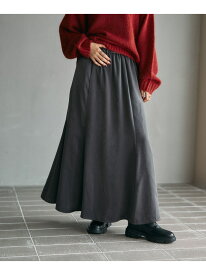 ハギハギサテンフレアスカート LEPSIM レプシィム スカート ロング・マキシスカート ホワイト グレー【送料無料】[Rakuten Fashion]