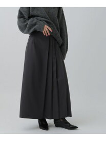 【SALE／50%OFF】サイドプリーツスカート LEPSIM レプシィム スカート ロング・マキシスカート ブラウン グレー【RBA_E】[Rakuten Fashion]