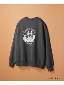 【SALE／30%OFF】【チロルチョコ×LEPSIM】アソートクルースウェット LEPSIM レプシィム トップス スウェット・トレーナー ブラウン ベージュ ブラック【RBA_E】【送料無料】[Rakuten Fashion]