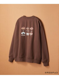【SALE／30%OFF】【チロルチョコ×LEPSIM】アソートクルースウェット LEPSIM レプシィム トップス スウェット・トレーナー ブラウン ベージュ ブラック【RBA_E】【送料無料】[Rakuten Fashion]