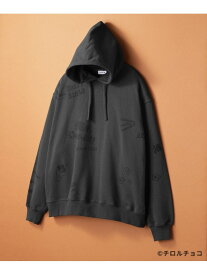 【SALE／30%OFF】【チロルチョコ×LEPSIM】イラストBIGパーカー LEPSIM レプシィム トップス パーカー・フーディー ブラック ベージュ【RBA_E】【送料無料】[Rakuten Fashion]