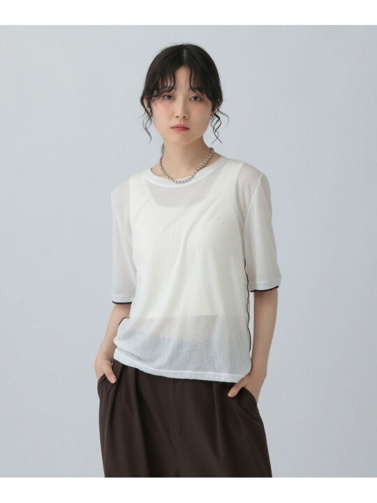 楽天市場】【SALE／50%OFF】シアー配色メロープルオーバー LEPSIM 