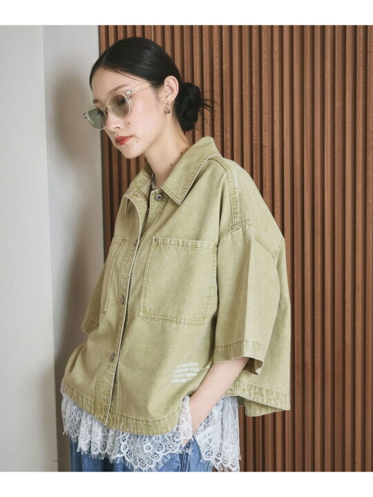 楽天市場】【SALE／30%OFF】デニムBIGショートシャツ/SS LEPSIM 