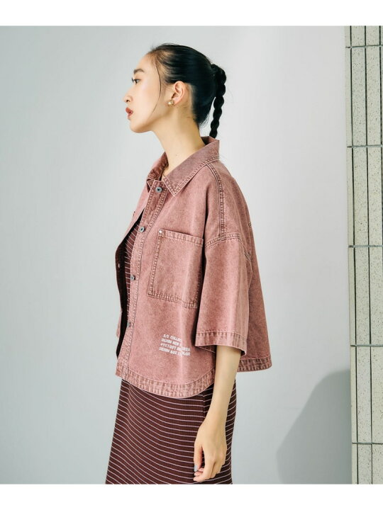 楽天市場】【SALE／30%OFF】デニムBIGショートシャツ/SS LEPSIM 